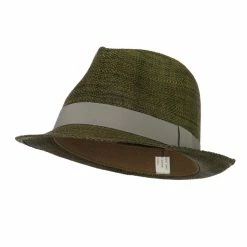 Jeanne Simmons Men's Large Brim Paper Woven Fedora