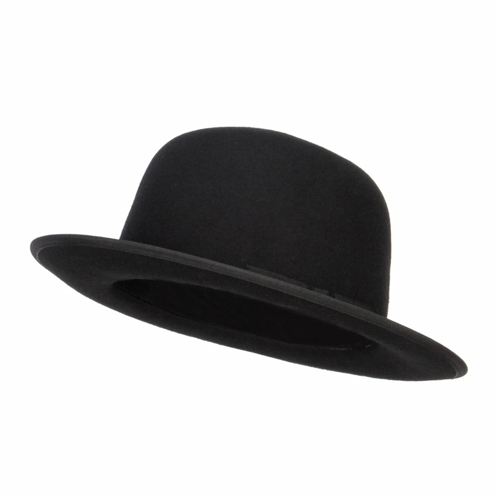 Jeanne Simmons Wool Felt Bowler Wide Brim Hat 3 Jeanne Simmons Wool Felt Bowler Wide Brim Hat
