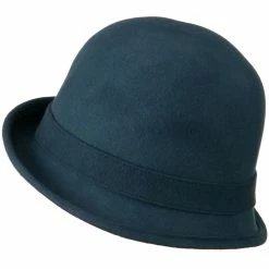 Jeanne Simmons Cloche Wool Felt Lily Accent With Rhinestone Stem Hat -Adams Shop wr002cl 2