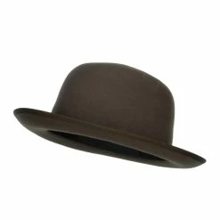 Jeanne Simmons Wool Felt Bowler Wide Brim Hat 17 Jeanne Simmons Wool Felt Bowler Wide Brim Hat -Adams Shop wr002tp taupe 1