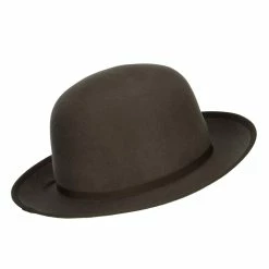 Jeanne Simmons Wool Felt Bowler Wide Brim Hat 19 Jeanne Simmons Wool Felt Bowler Wide Brim Hat -Adams Shop wr002tp taupe 3