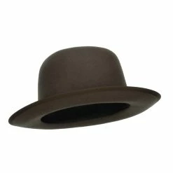 Jeanne Simmons Wool Felt Bowler Wide Brim Hat 20 Jeanne Simmons Wool Felt Bowler Wide Brim Hat -Adams Shop wr002tp taupe 4