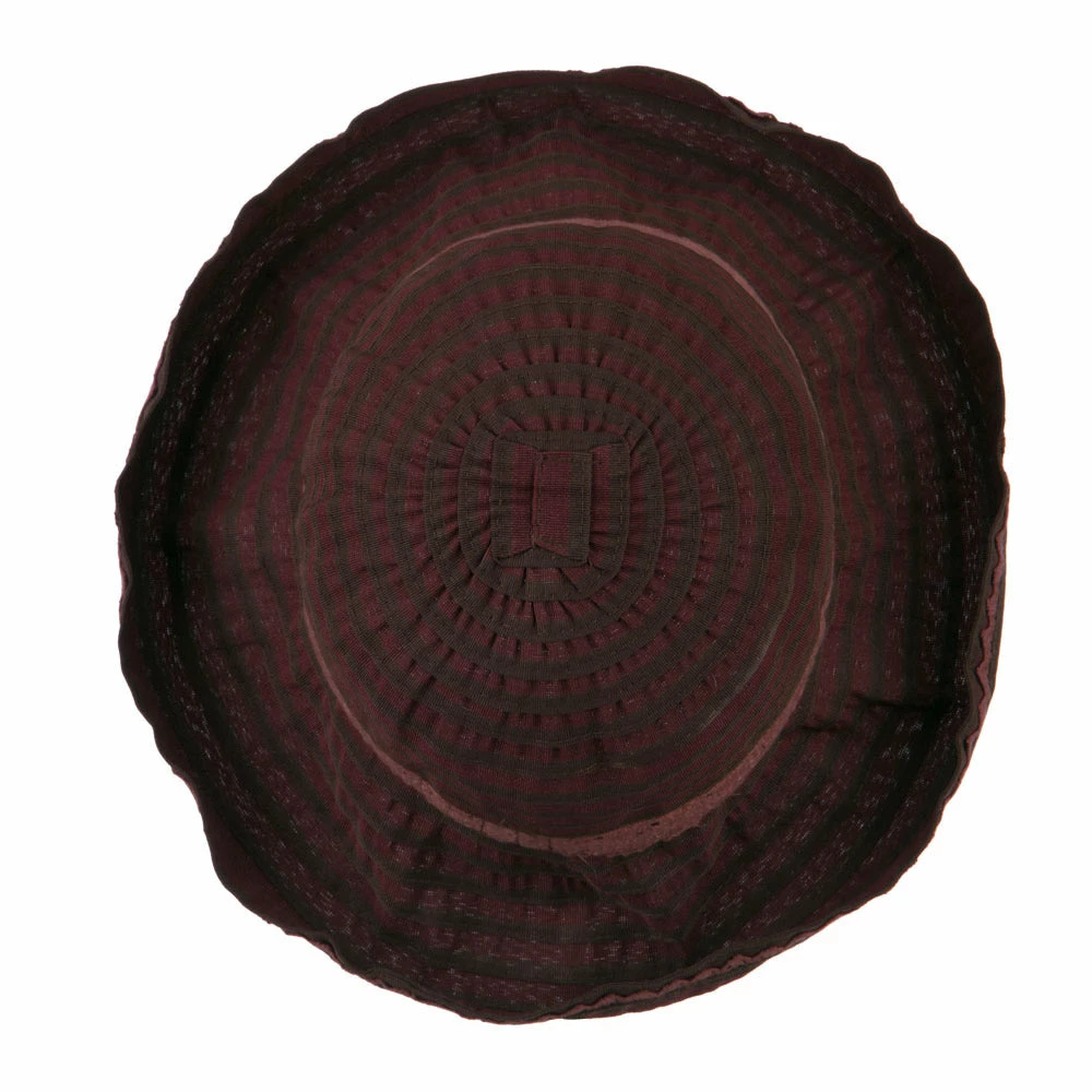 Jeanne Simmons Woman's Stripe Design Crushable Hat With Lace Accent 12 Jeanne Simmons Woman's Stripe Design Crushable Hat With Lace Accent - Image 10