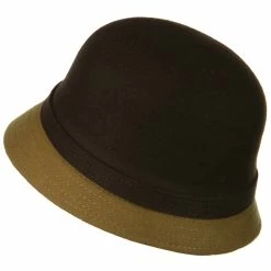 Something Special Wool Felt Two Tone Cloche Hat 39 Something Special Wool Felt Two Tone Cloche Hat -Adams Shop wt002cl 3
