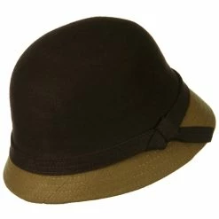 Something Special Wool Felt Two Tone Cloche Hat 38 Something Special Wool Felt Two Tone Cloche Hat -Adams Shop wt002cl 4