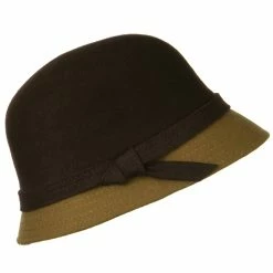 Something Special Wool Felt Two Tone Cloche Hat 40 Something Special Wool Felt Two Tone Cloche Hat -Adams Shop wt002cl 5