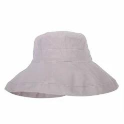 Jeanne Simmons Women's Turn Up Brim Cotton Linen Dressy Bucket Hat -Adams Shop wt002ru lilac 5