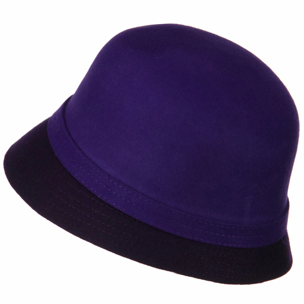 Something Special Wool Felt Two Tone Cloche Hat 12 Something Special Wool Felt Two Tone Cloche Hat - Image 10