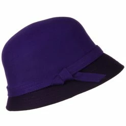 Something Special Wool Felt Two Tone Cloche Hat 28 Something Special Wool Felt Two Tone Cloche Hat -Adams Shop wt003cl 5