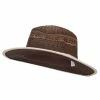 Jeanne Simmons Women's Woven Paper Fedora 1 Jeanne Simmons Women's Woven Paper Fedora -Adams Shop wv001mf brown 1