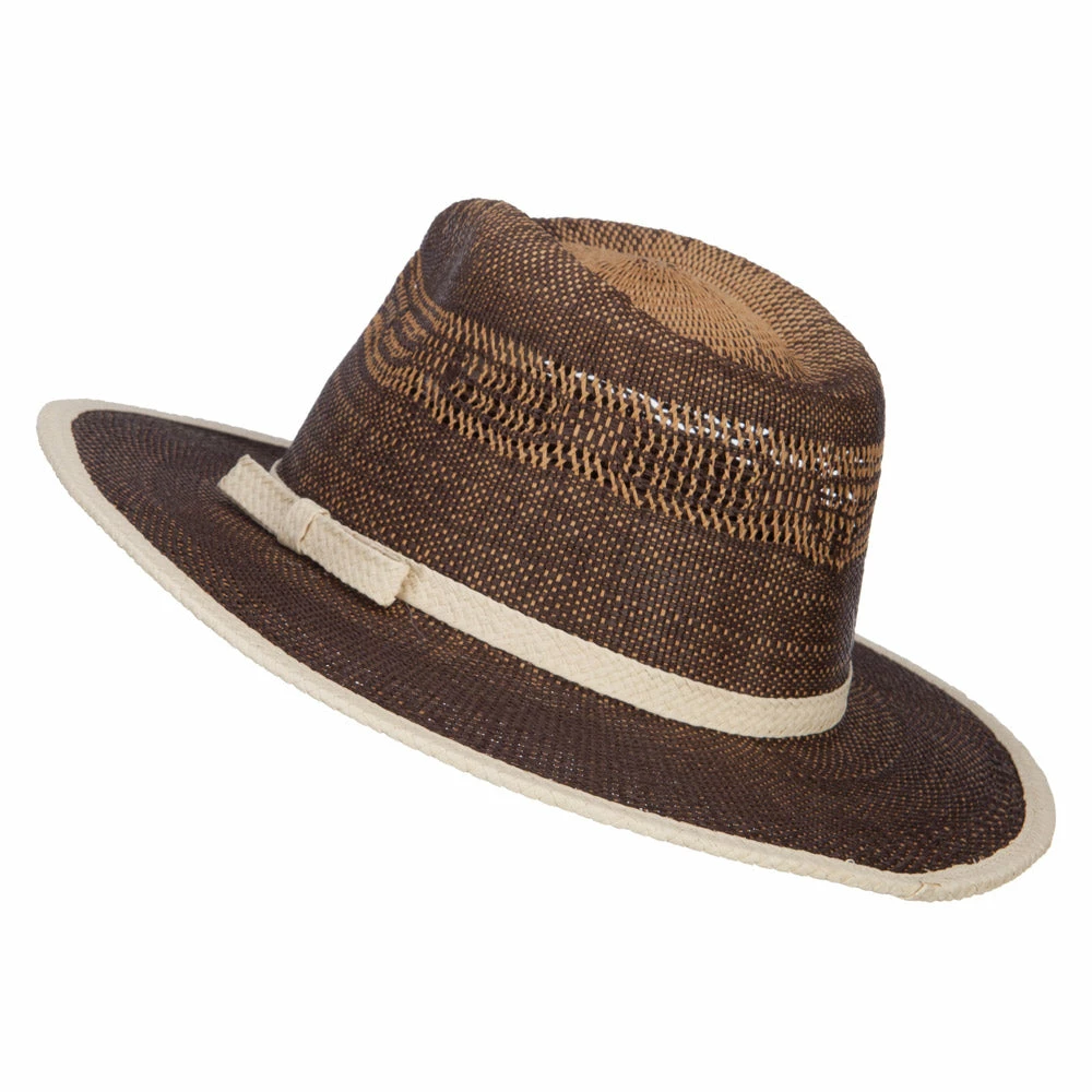 Jeanne Simmons Women's Woven Paper Fedora 4 Jeanne Simmons Women's Woven Paper Fedora - Image 2