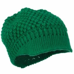 Cheveux Women's Visored Knit Beanie -Adams Shop wv005db emerald 4