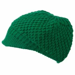 Cheveux Women's Visored Knit Beanie -Adams Shop wv005db emerald 5