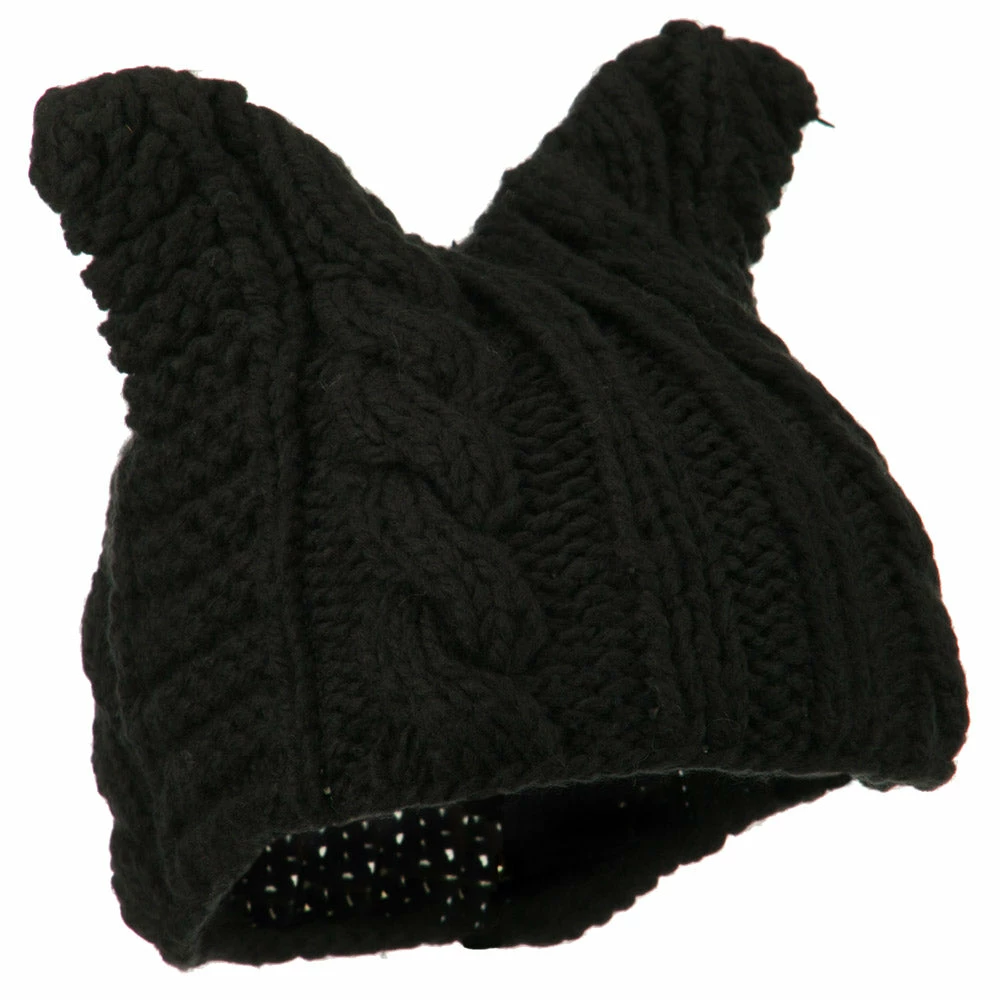 Jeanne Simmons Women's Acrylic Cable Knit Beanie 6 Jeanne Simmons Women's Acrylic Cable Knit Beanie - Image 4
