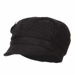 Jeanne Simmons Women's Textured Button Cabbie Cap