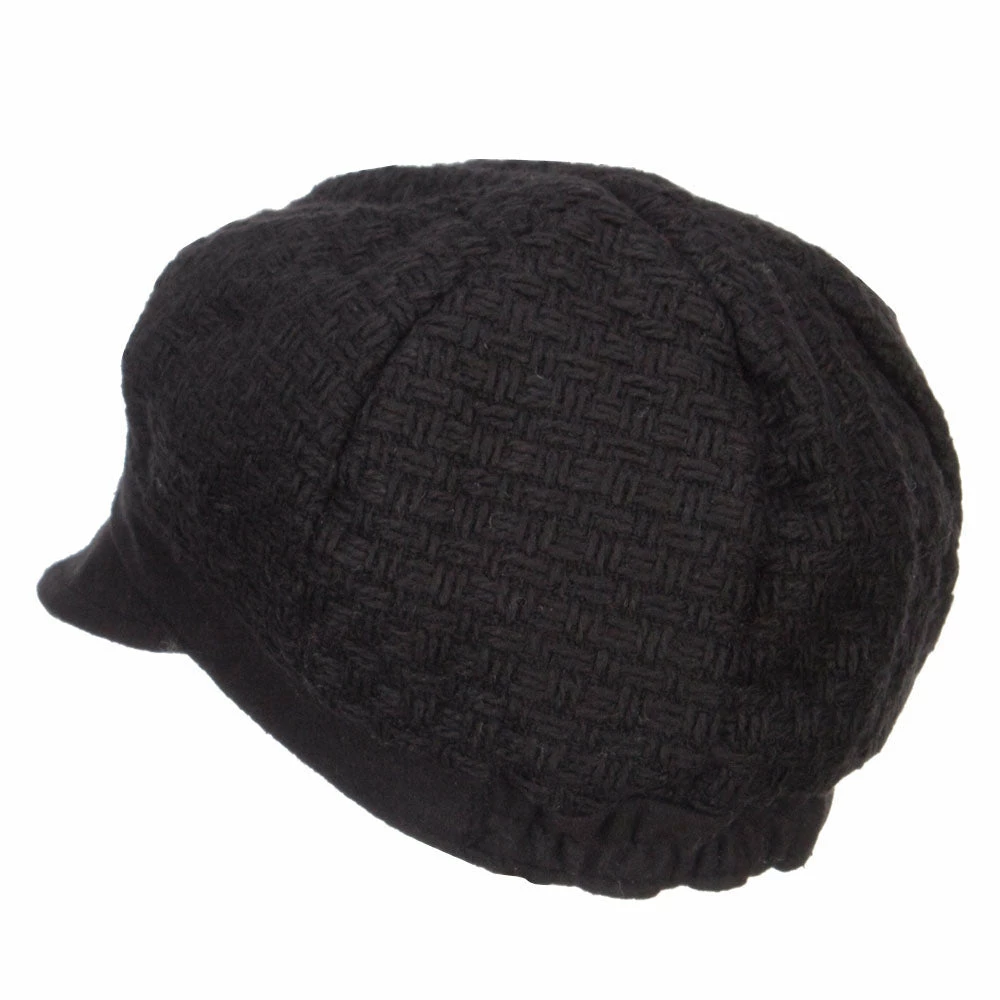 Jeanne Simmons Women's Textured Button Cabbie Cap 4 Jeanne Simmons Women's Textured Button Cabbie Cap - Image 2