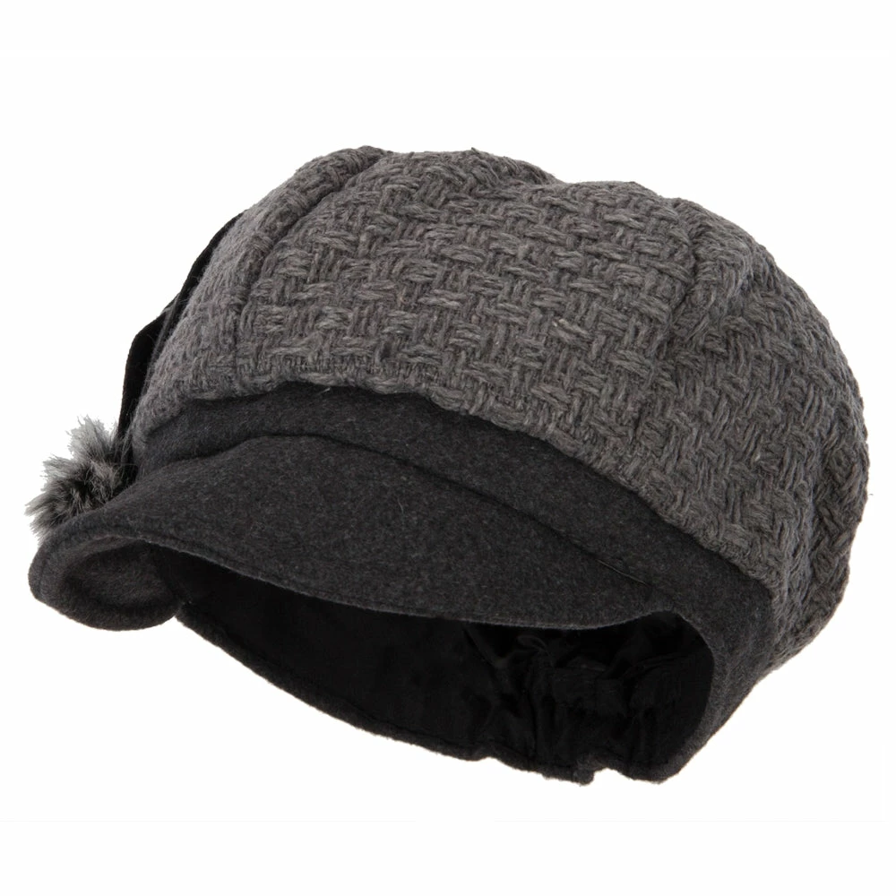 Jeanne Simmons Women's Textured Button Cabbie Cap 18 Jeanne Simmons Women's Textured Button Cabbie Cap - Image 16