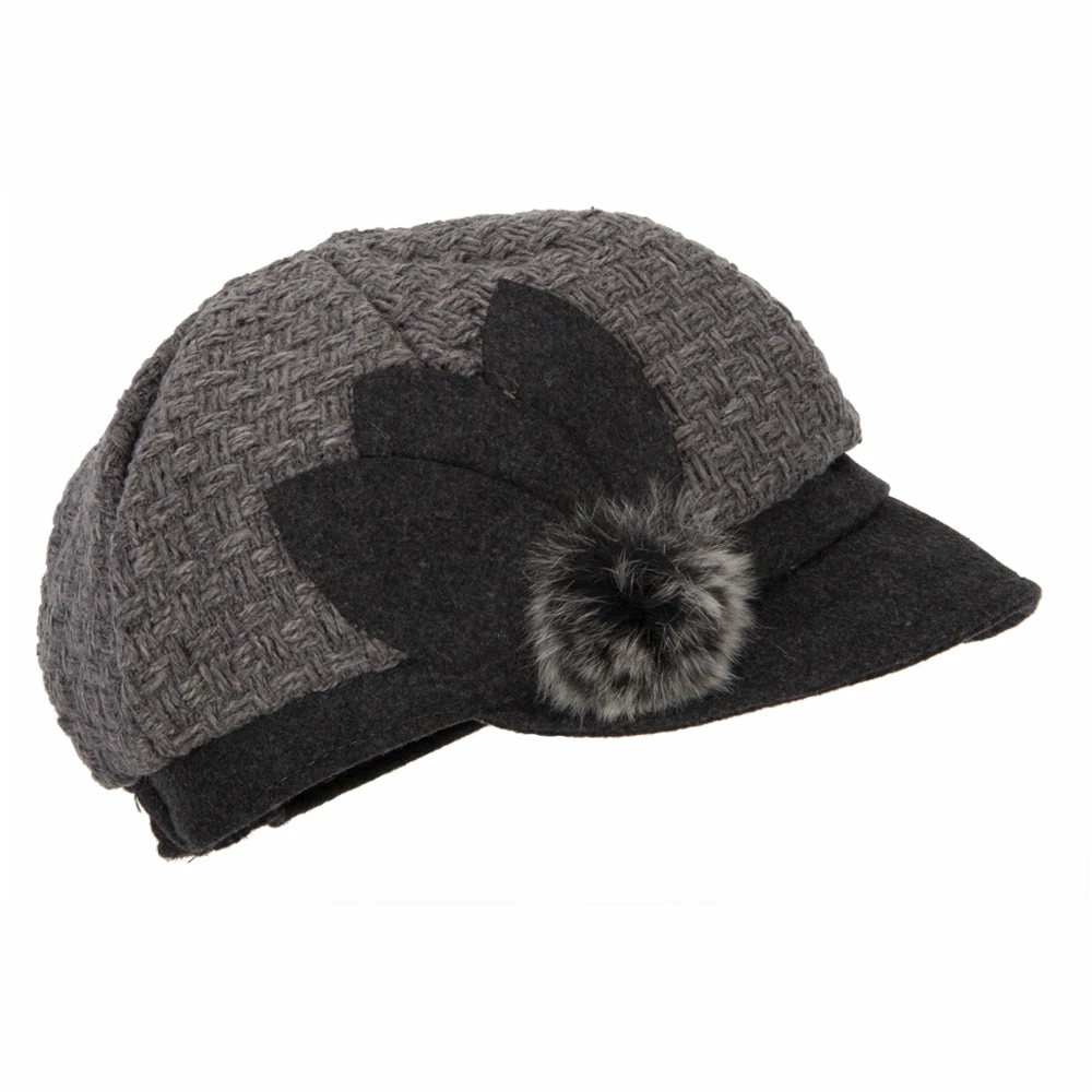 Jeanne Simmons Women's Textured Button Cabbie Cap 22 Jeanne Simmons Women's Textured Button Cabbie Cap - Image 20