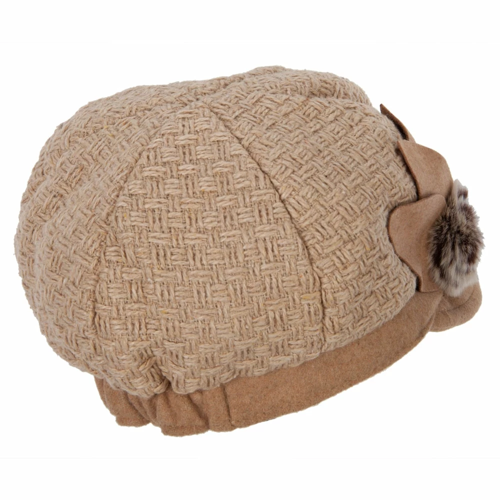 Jeanne Simmons Women's Textured Button Cabbie Cap 10 Jeanne Simmons Women's Textured Button Cabbie Cap - Image 8