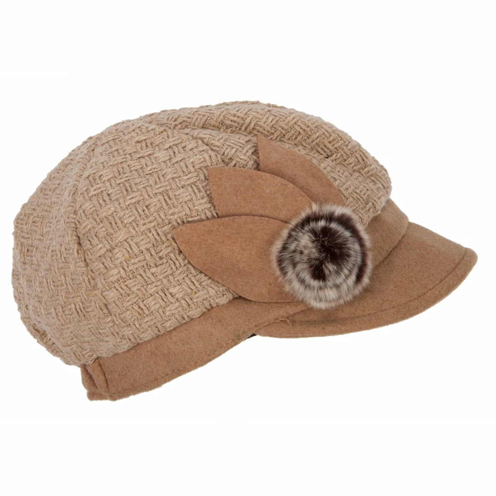 Jeanne Simmons Women's Textured Button Cabbie Cap 12 Jeanne Simmons Women's Textured Button Cabbie Cap - Image 10