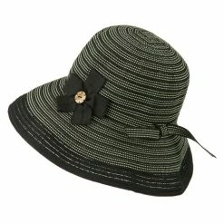 Jeanne Simmons Women's Designed Crushable Sun Hat 18 Jeanne Simmons Women's Designed Crushable Sun Hat -Adams Shop wz001cr black 2 1