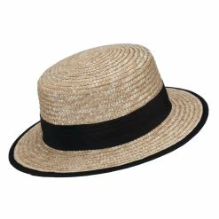 Jeanne Simmons Women's Boater Pork Pie Fedora -Adams Shop xp001pp natural 3