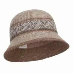 Jeanne Simmons Women's Yarn Blend Cloche Hat 25 Jeanne Simmons Women's Yarn Blend Cloche Hat -Adams Shop yb001cl beige 4