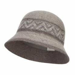 Jeanne Simmons Women's Yarn Blend Cloche Hat 27 Jeanne Simmons Women's Yarn Blend Cloche Hat -Adams Shop yb003cl grey 1