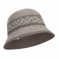 Jeanne Simmons Women's Yarn Blend Cloche Hat 30 Jeanne Simmons Women's Yarn Blend Cloche Hat -Adams Shop yb003cl grey 4