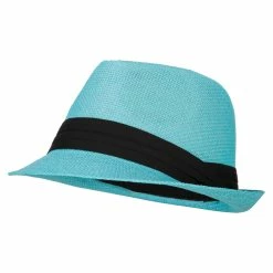 Jeanne Simmons Youth Paper Straw Pinch Top Fedora Hat