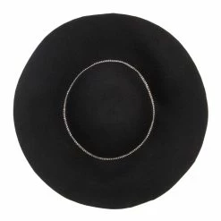 Something Special Wool Felt Stone Band Floppy Hat -Adams Shop yp002fp black 5 3