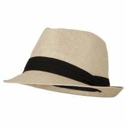 Jeanne Simmons Youth Paper Straw Pinch Top Fedora Hat 42 Jeanne Simmons Youth Paper Straw Pinch Top Fedora Hat -Adams Shop yp003sf ivory 1 1