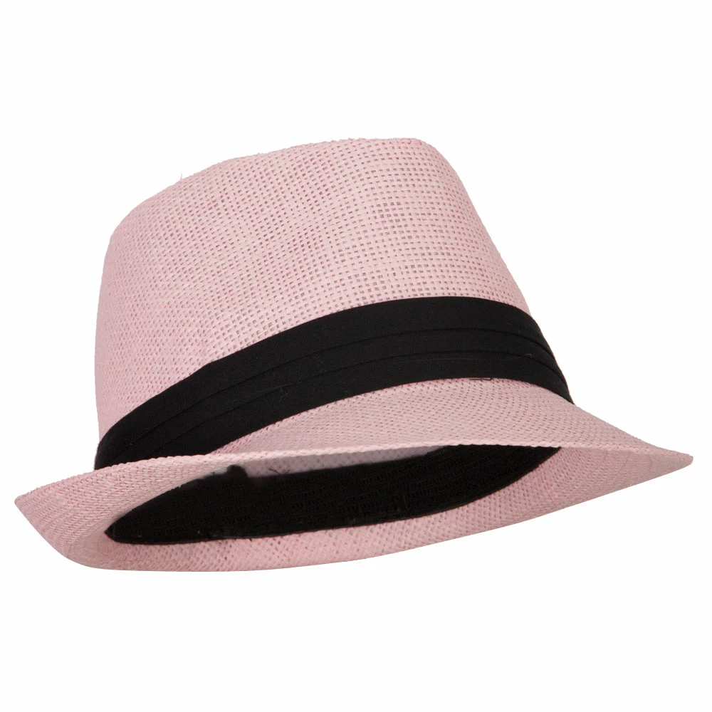 Jeanne Simmons Youth Paper Straw Pinch Top Fedora Hat 21 Jeanne Simmons Youth Paper Straw Pinch Top Fedora Hat - Image 19