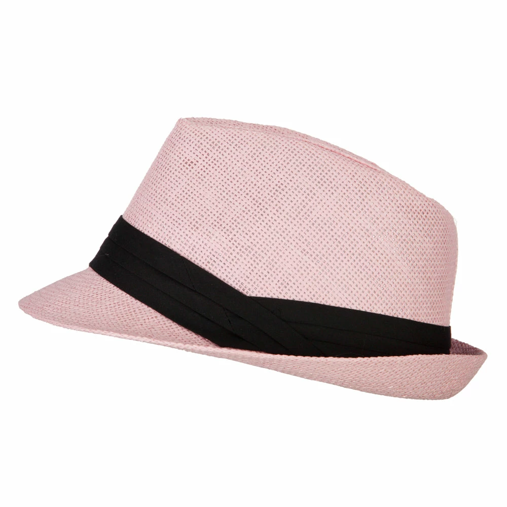 Jeanne Simmons Youth Paper Straw Pinch Top Fedora Hat 22 Jeanne Simmons Youth Paper Straw Pinch Top Fedora Hat - Image 20