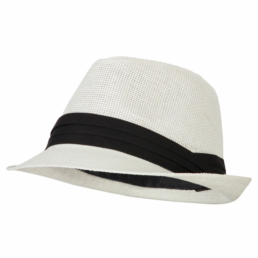 Jeanne Simmons Youth Paper Straw Pinch Top Fedora Hat 28 Jeanne Simmons Youth Paper Straw Pinch Top Fedora Hat - Image 26