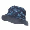 Jeanne Simmons Boy's Reversible Cotton Bucket Hat 1 Jeanne Simmons Boy's Reversible Cotton Bucket Hat -Adams Shop yv001bh navy palm 1