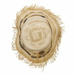 Jeanne Simmons Women's Toyo Braid Striped Straw Bucket Hat 11 Jeanne Simmons Women's Toyo Braid Striped Straw Bucket Hat -Adams Shop zk001bh natural 5