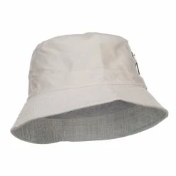 Jeanne Simmons Zip Pocket Cotton Bucket Hat -Adams Shop zp001bh beige 4