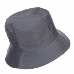 Jeanne Simmons Zip Pocket Cotton Bucket Hat -Adams Shop zp002bh grey 3