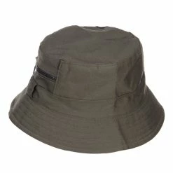 Jeanne Simmons Zip Pocket Cotton Bucket Hat -Adams Shop zp004bh green 2