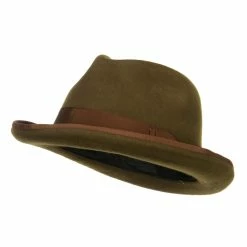 Jeanne Simmons Men's Brushed Wool Felt Fedora